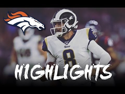Brandon Allen | “Welcome To Denver “ | Rams And Jaguars Highlights