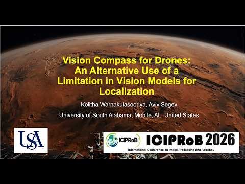 Vision Compass for Drones: An Alternative Use of a Limitation in Vision Models for Localization