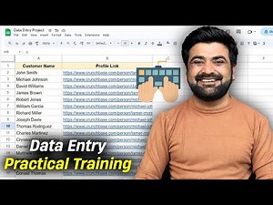 how to complete data entry projects - practical training of data entry work