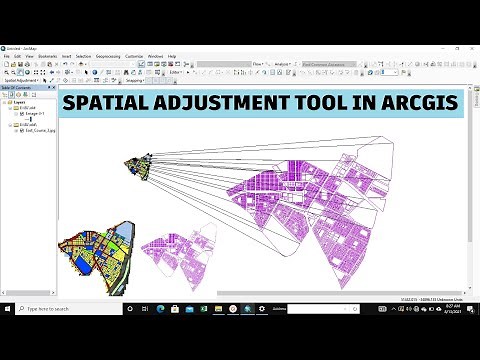 Spatial adjustment feature with ArcGIS