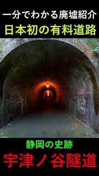 [1-Minute Ruins Spotlight] Japan's First Toll Road Connecting Shizuoka and Fujieda #RuinsExplorat...