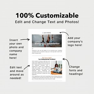 Canva Newsletter Template: Studio & Teacher Layouts (digital Download) - Etsy Australia