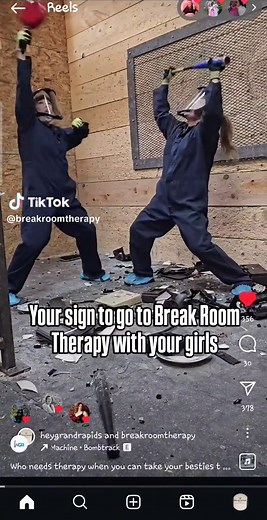 Experience life in a smashing way! #rageroommichigan #igotsmashedatbreakroomtherapy #breakroomtherapy #rageroomwestmichigan #mentalhealthmatters