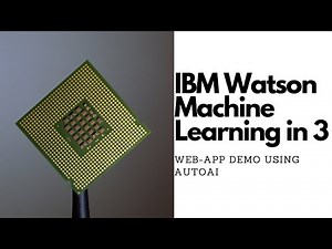 Watson Machine Learning web-app demo using AutoAI