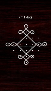 216K views · 1.5K reactions | Traditional Chikku Kolam | Simple Step...