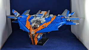 LEGO MOC-147562 The Milano from Guardians of the Galaxy (Super Heroes Marvel > Guardians of the Galaxy 2023)