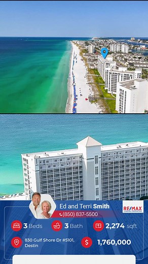 🔥Stunning 10th-floor Gulf-front condo at The Tides of Destin. 3BR/3BA, completely renovated, | RE/MAX Coastal - Destin Florida