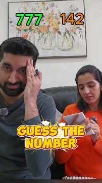 Things Got INTENSE😅 Guess the Number Challenge🤩#canada #india #fun #yt #shorts #viral #couple #games