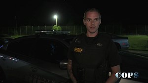 Deputy McQuaig of Richmond County Sheriff's Office - Georgia Crime Suppression Team stops a vehicle with a tail light that's out. Deputy McQuaig asks to search the car and the driver refuses. A backup deputy arrives and begins to discuss the man's background. The driver states that he's a former gang member and has a history of selling meth and other narcotics. During this conversation, the driver admits that he has a $20 bag of weed in the car. The deputies then detain the suspect and while sea
