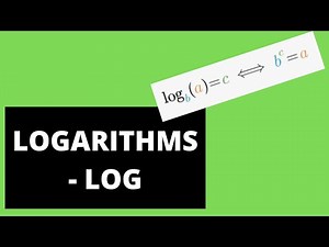 LOGARITHMS - LOG || GRADE 12