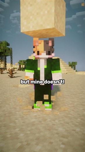 Making sand with a weird accent! #minecraft #fyp #texturepack #minecraftshorts #realistic