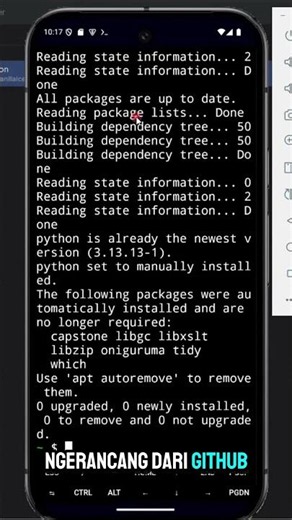 Install Python on Android Termux
