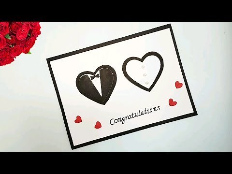 Easy Wedding Greeting Card /\nCongratulation Card / handmade wedding greeting card / greeting card