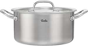 Fissler M5 Pro-Ply 5-ply Stainless Steel Stockpot, 6 Quart, with Metal Lid