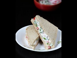 Veg Creamy Russian sandwich. #Yummy sandwich