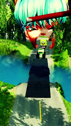 Bollard vs Cars vs Spiderman vs Mario vs Spongerbob vs Barbie bollard