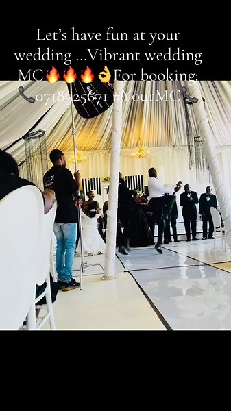 Let’s have fun at your wedding …Vibrant wedding MC🔥🔥🔥👌For booking:📞0718925671 #YourMC📞#SAMA28 #limpopotiktoker