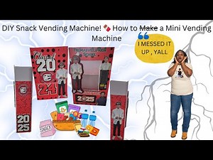 DIY Snack Vending Machine! 🍫 How to Make a Mini Vending Machine
