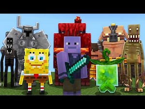 I Put 100 Minecraft Bedrock Mods on 1 World
