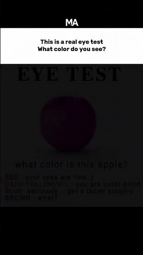 The real Eye Test || What colour Do you see? #eyetest #eyes #eyetestathome #vision