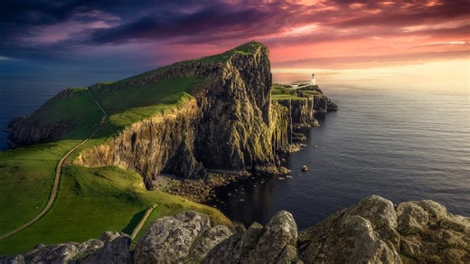 UK road trip with some of the world's most beautiful landscapes and huge castles