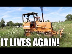 CASE 550 Dozer FIRST START in years!