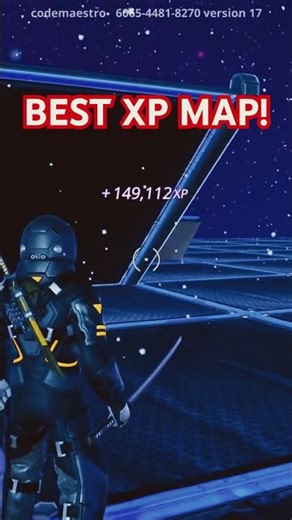 INSANE Fortnite XP Map. Thanks Codemaestro!