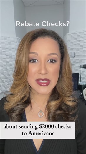 President Trump is offering rebate checks