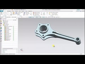 Siemens NX: Master Rod of Radial Engine Assembly