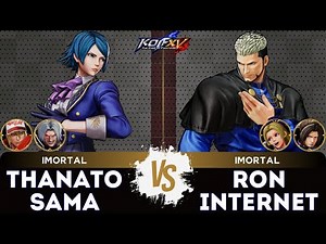 KOF XV ▰ THANATOSAMA (O.Rugal/Terry/Elizabeth) 🆚 RON INTERNET (Hinako/Duo Lon/Goenitz)🎞️Replay Match