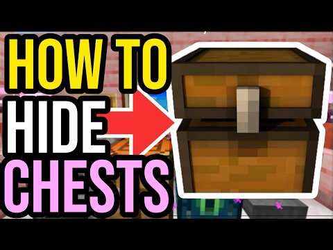 How To Make a Hidden Chest In Minecraft Bedrock & Java!