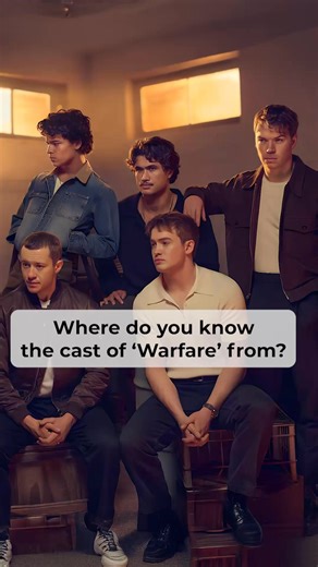 32K views · 39 reactions | The "Warfare" Cast: Where have you seen them before? 樂 #warfare #A24 #WillPoulter #josephquinn | Binge Society - The Greatest Movie Scenes | Facebook