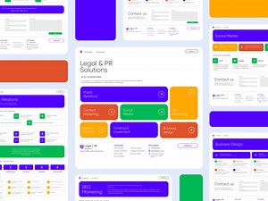 Web design for Legal & Promotion agency