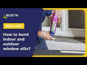 How to install window sills with PU foam | Tutorial | Bostik DIY
