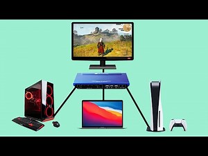 How to Connect 4 Devices to One TV (AV Access Upgraded 4x1 4K KVM Switch)