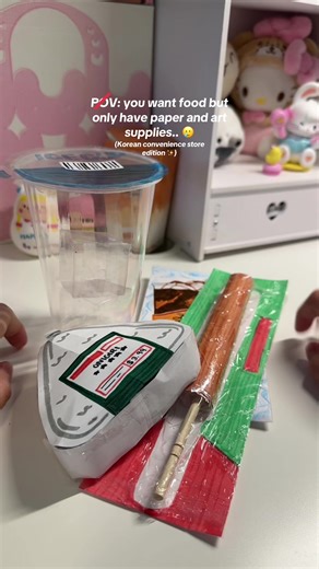 Korean Convenience Store Paper Crafts: A Fun DIY Experience