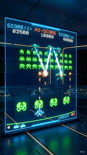 Space Invader Going GGGlitch