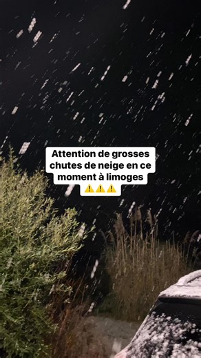 162K views · 719 reactions | Attention sur les routes de grosses chutes de neige en ce moment sur Limoges et ses alentours ⚠️⚠️⚠️ | Jojo Pichon | Facebook