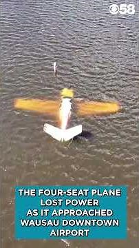 Plane Carrying Tom Tiffany Makes Emergency Landing in Lake Wausau