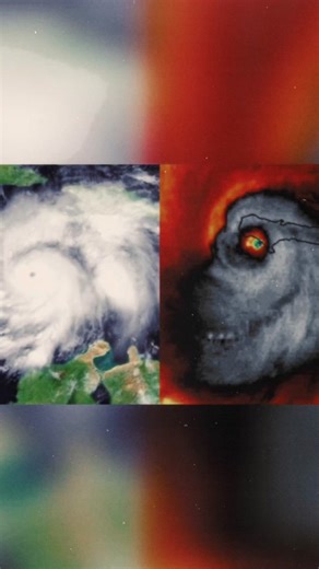 Haunting Image of Hurricane Matthew Resembling Skull on Weather Radars