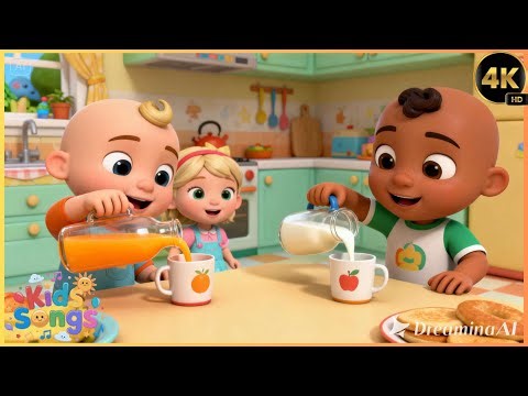 Kids Enjoy Breakfast Song 🥞🍳 | Fun Morning & Healthy Eating Song for Kids 👧🧒