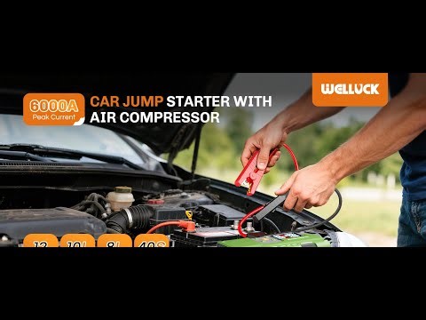 WELLLUCK Jump Starter with Air Compressor