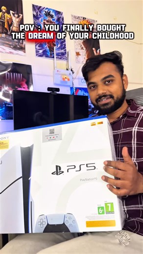 Mr.Coder Playzz on Instagram: "Unboxing Childhood’s Dream ❤️🤩 PS 5 Unboxing #ps5 #ps5unboxing #reels #mrcoder"