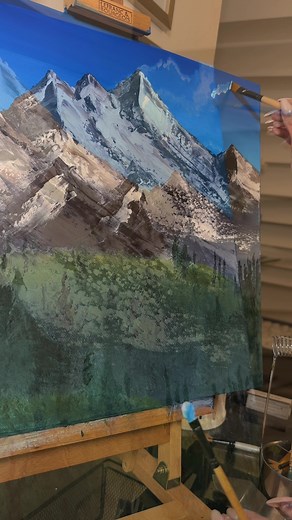 Step-by-Step Guide to Painting a Mountain Landscape
