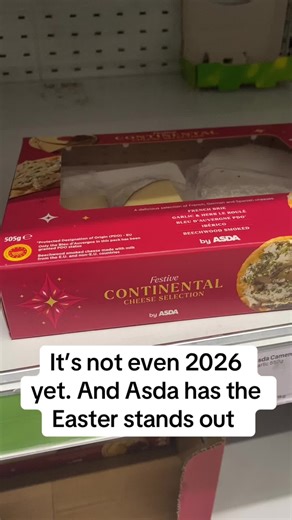 Easter Displays at Asda Before New Year 2026