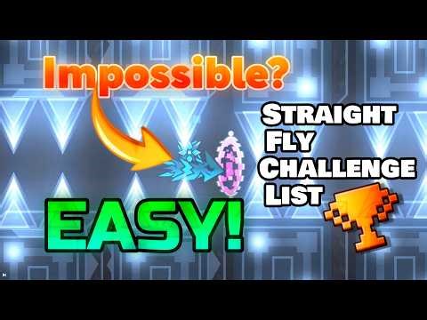 Straight Fly Challenge List is INSANE! Geometry Dash