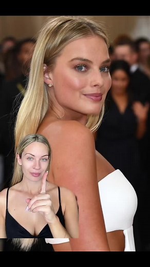 Margot Robbie inspired look ✨💫 her makeup is always so timeless! #margotrobbie #makeuplook #celebritymakeup #redcarpetmakeup #makeupartist