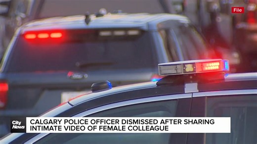 Calgary police officer dismissed after sharing intimate video of colleague: CPS