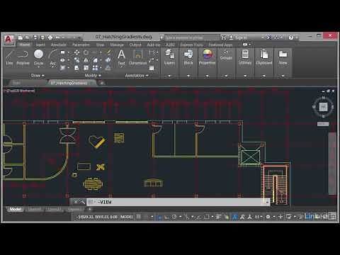 AutoCAD Tutorial - Using the Hatch Command