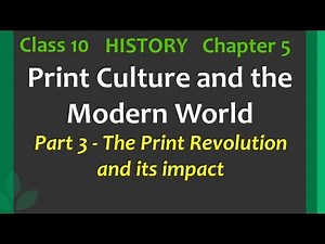 Print Culture and the Modern World Class 10 History chapter 5 in Hindi (Part 3)
